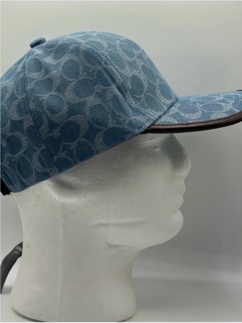 COACH Denim Baseball Cap • NEW WITH TAGS • AUTHENTIC